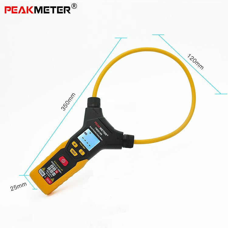 PeakMeter PM2019S Smart AC Digital Flexible Clamp Meter Multimeter Handheld Voltage Current Resistance Frequency