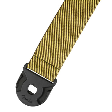 Fender Quick Grip Locks End Guitar Straps 34” to 59” Long (White Yellow, Vintage, Black)