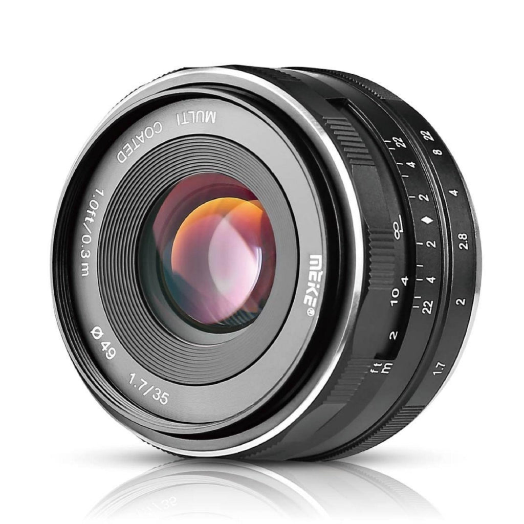 Meike MK-35mm 35mm F1.7 Large Aperture Manual Prime Fixed Lens (E-Mount) APS-C for Sony Digital Mirrorless Cameras