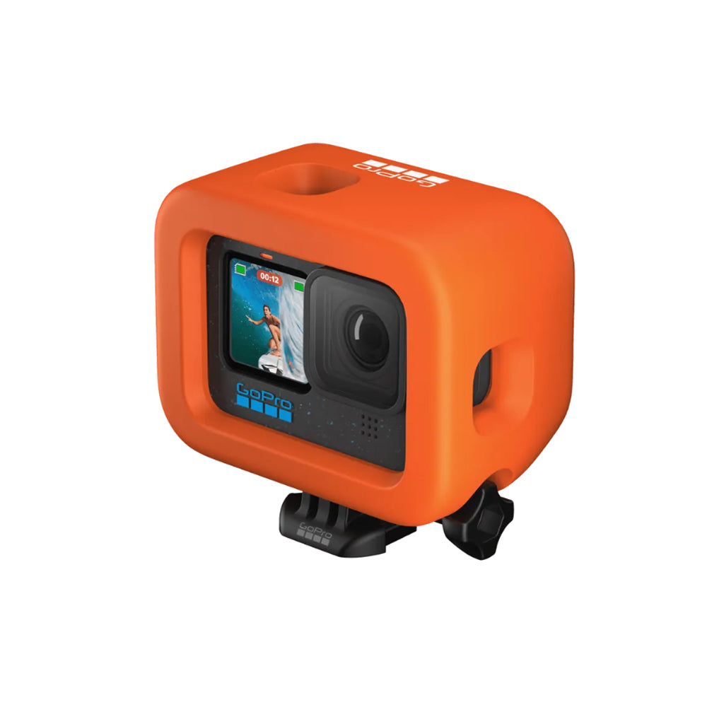 GoPro Floaty Orange Protective Housing Cage Floater with Cushioned Paddings for HERO 12 / 11 / 10 / 9 BLACK Action Cameras | ADFLT-001