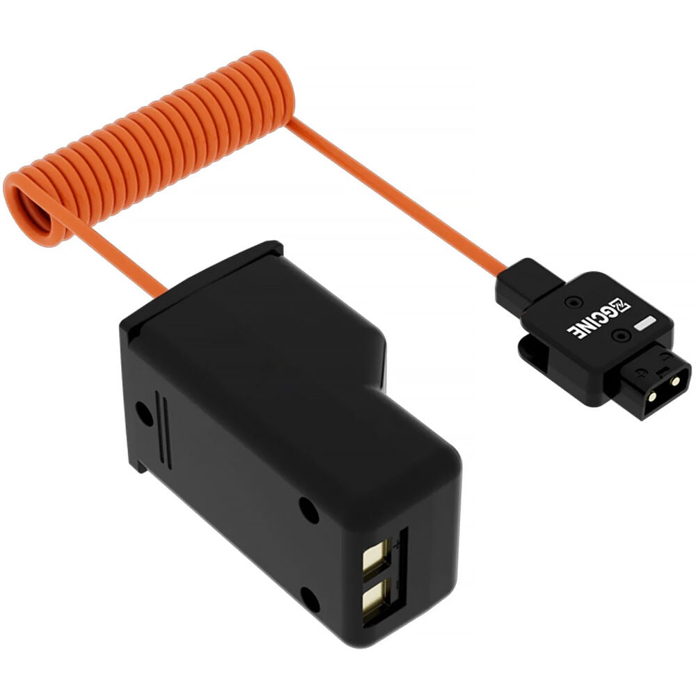 ZGCINE D-Tap AD200 Series Dummy Battery Replacement for GODOX AD200, AD200Pro, AD300Pro, AD200Pro II Light Flash Speedlight Braided Power Cable | Continuous Power Supply for Studio Portrait Photography & Production | DT-AD200