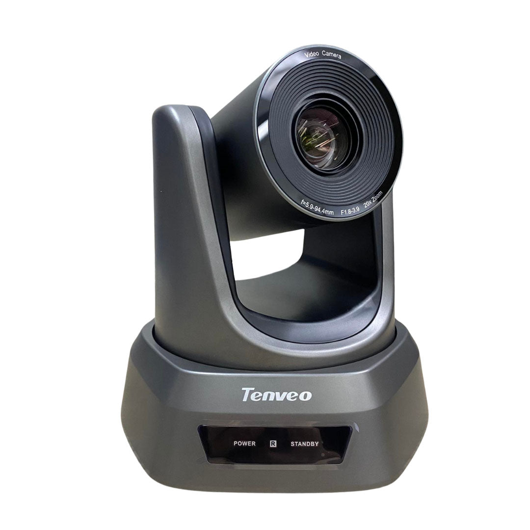 Tenveo TEVO-NV20 Series HD 1080P USB Video Conference PTZ Camera Plug and Play with 350 / 90 Degree Pan and Tilt, 20x Optical Zoom and IR Remote Control for Meetings and Livestreaming