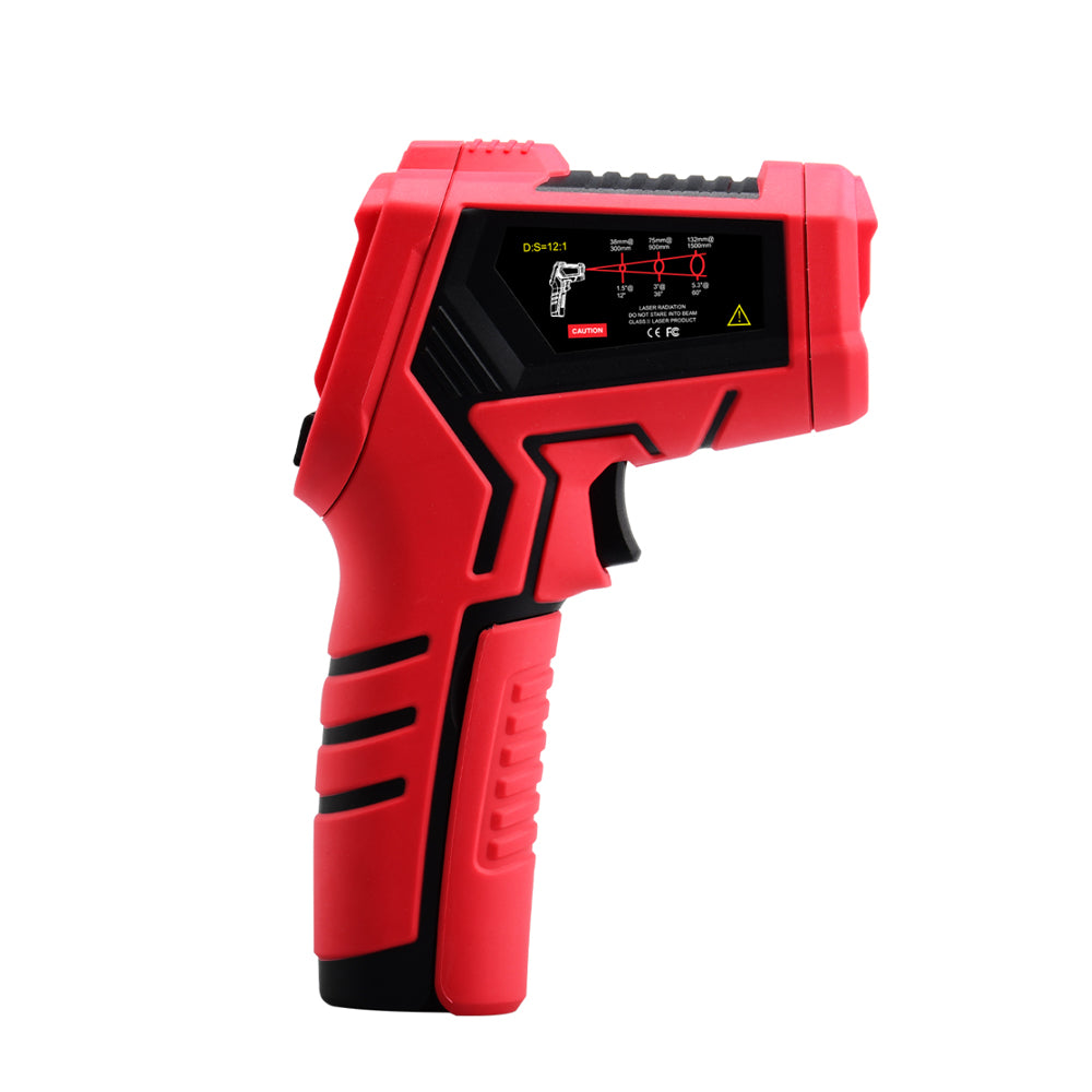 Benetech GT313A Industrial Digital Non-Contact Laser Infrared Thermometer Thermal Scanner with Colored LCD Display for Hot Hazardous Objects and Surfaces