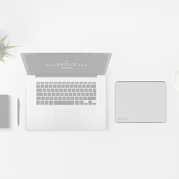 ORICO Aluminum Alloy Mouse Pad with Anti-Slip Silicone Pads for Home & Office Desktop Computers