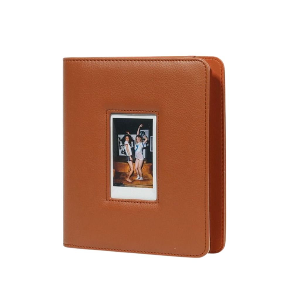 Pikxi AM288 288 Pockets PU Leather Photo Album for Fujifilm Instax Mini Instant Film Cameras - Available in Blossom Pink, Pastel Blue, Lilac Purple, Off White, Mint Green, Black and Brown