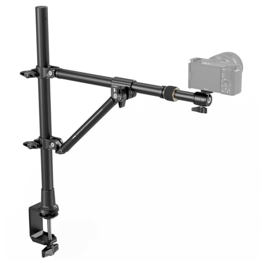 SmallRig Camera Desktop Overhead Bracket for Photography and Live Streaming with 3kg Load Capacity, Triangular Support Structure, Adjustable Crossbar, and Cable Management | 4304