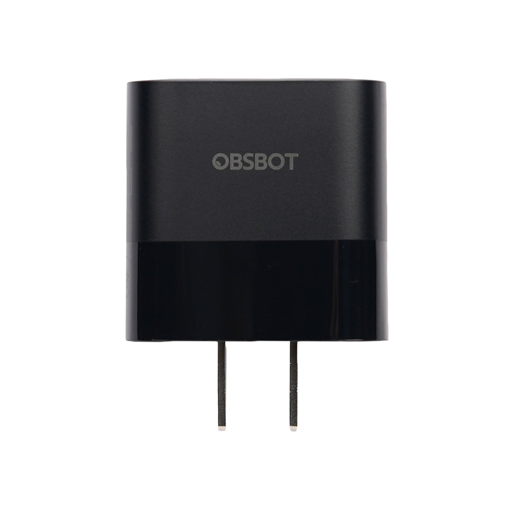 OBSBOT 45W 2 Port GaN 3.0 USB Type-A / Type-C PD High-Speed Charger for Tail 2 Streaming Web Camera