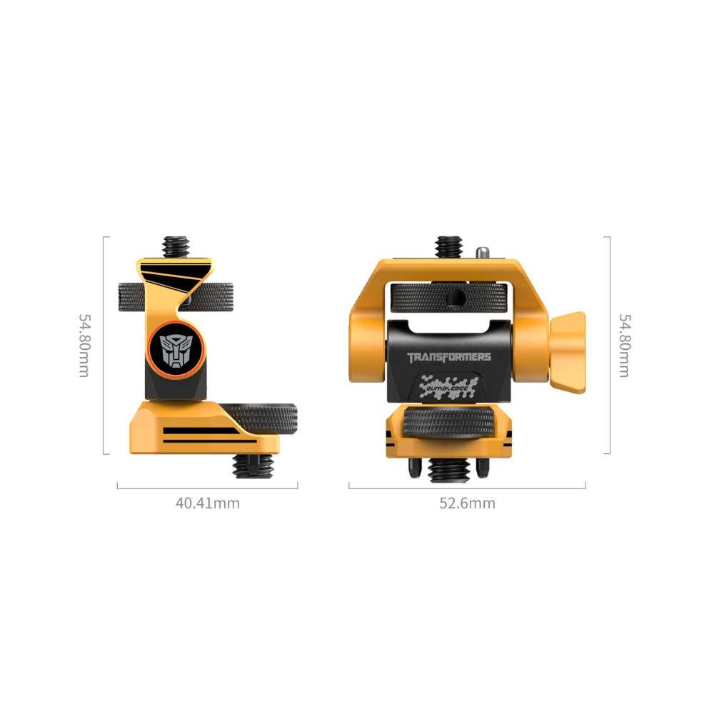 SmallRig x Transformers Adjustable Monitor Mount w/ ARRI Anti-Twist 3/8"-16 Screw (Bumblebee Edition)