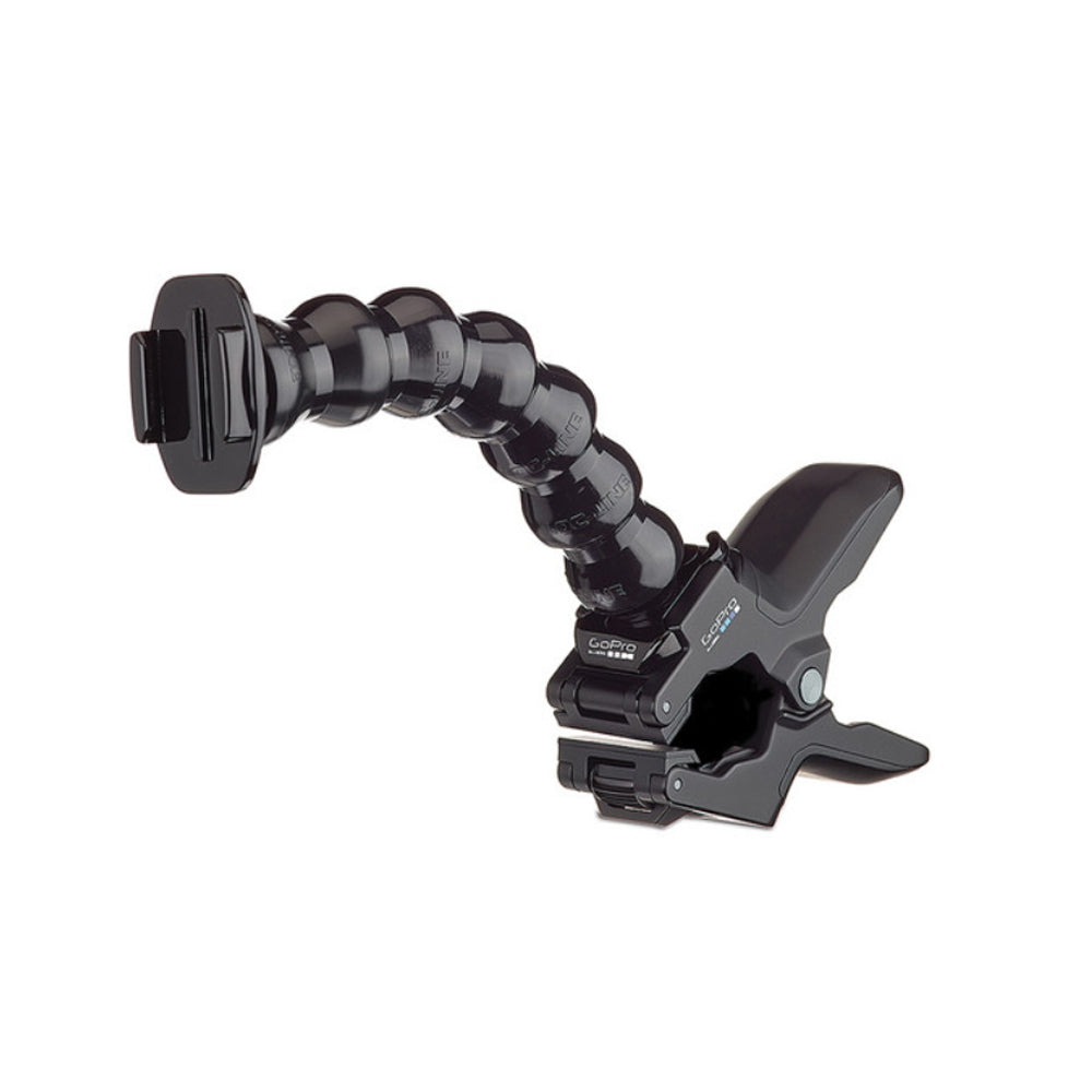 GoPro Jaws QR Quick Release Adjustable Neck and Clamp Mount with 0.25" to 2" in Diameter for HERO 12 / 11 / 11 Mini / 10 / 9 / 8 Black Action Cameras | ACMPM-001