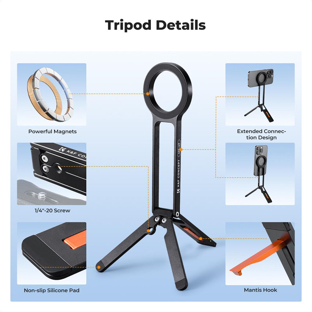K&F Concept MagSafe Phone Tripod Stand