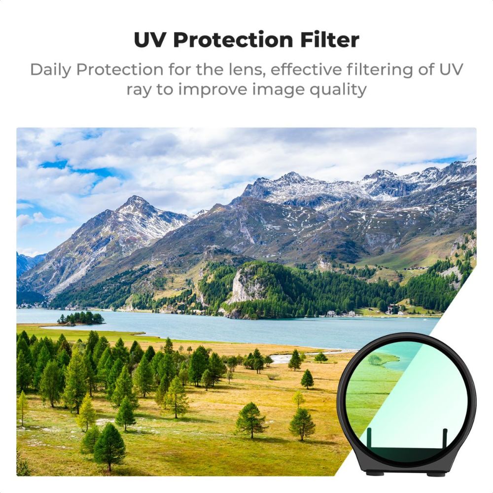 K&F Concept Nano-X Series UV Ultraviolet Filters / CPL Circular Polarizer / ND8 16 32 64 Neutral Density Lens Filter with 28 Multi-Layer Coated Imported AGC Optical Glass and 3 & 4 Light Reduction Stop for DJI NEO Drone Photo / Video