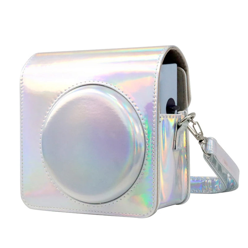 Pikxi Holographic Case with Sling Bag Type Strap for FUJIFILM Instax Square SQ1 Instant Film Camera