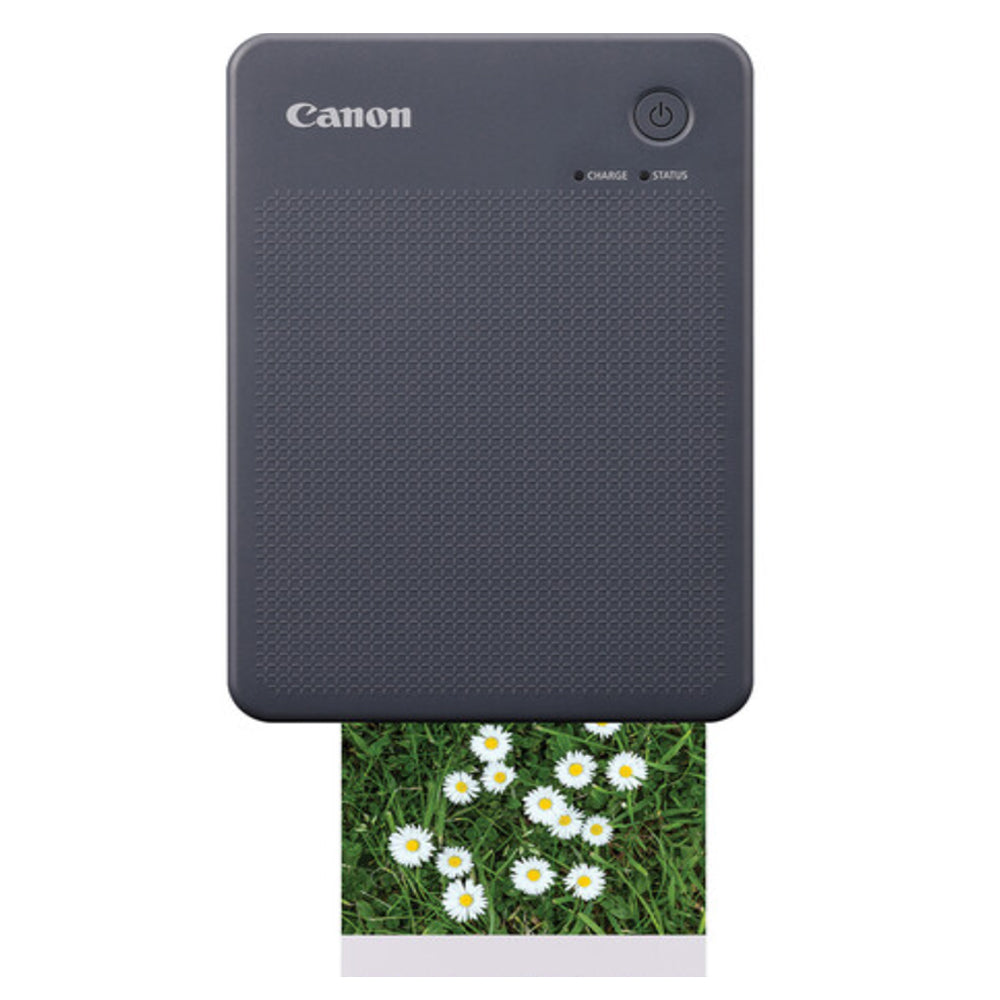Canon SELPHY QX20 Compact Portable Photo Printer with Bordered / Borderless 2.1 x 3.4 Inches Card Size Print, Dye Sublimation Thermal Transfer Technology & 287 DPI Resolution | Gray White