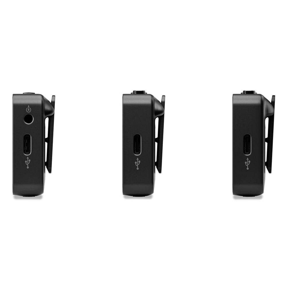 RODE Wireless GO Gen 3 / GO II (Dual TX + RX) Ultra-Compact Microphone with 2-Person Clip-On Transmitter, 2.4GHz Frequency, Intelligent GainAssist Technology for Smartphones, Cameras, Computers & Laptops