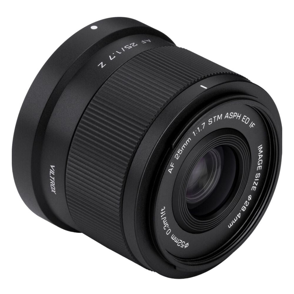 Viltrox Air Series 25mm F/1.7 Nikon Z Mount AF Autofocus Fast STM APS-C Format Wide-Angle Prime Lens with High Quality Optics, Smart Eye and Face Detection for Mirrorless Camera, Street and Still Life Photography Videography
