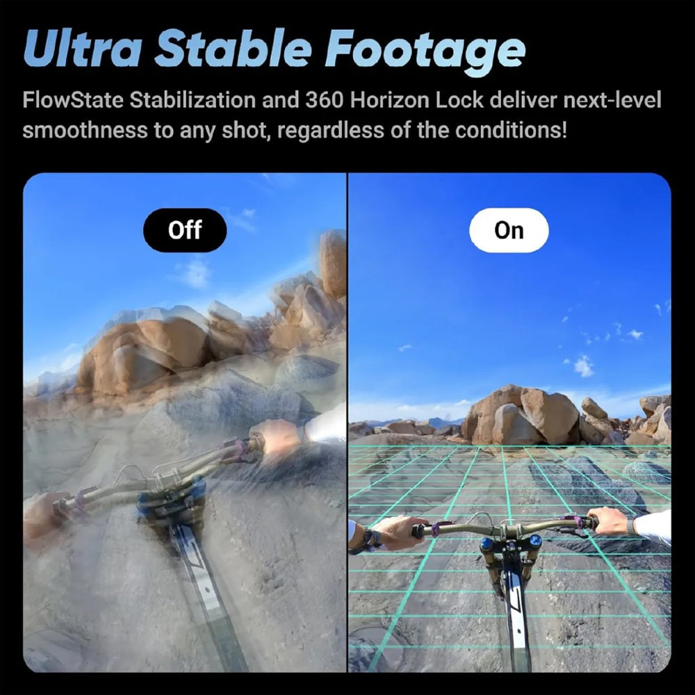 Insta360 X5 | X4 8K UHD 360° Action Camera with 72MP Photos, Active HDR, Dual Sensors, FlowState Image Stabilization, AI-Powered Reframing Tool, Horizon Lock & Invisible Selfie Stick Effect for Content Creation and Videographers