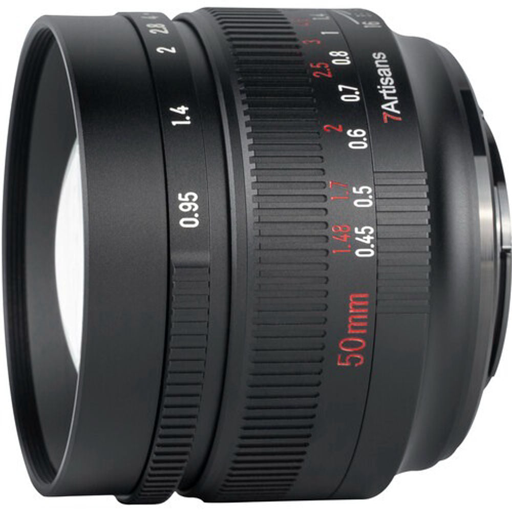 7Artisans 50mm F/0.95 APS-C Format Fujifilm X Mount Portrait Prime Lens MF Manual Focus for Mirrorless Cameras