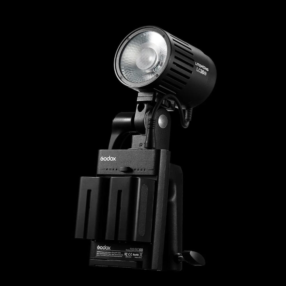 Godox ML-AK Accessory Kit with L-Series Batteries Plate and Handle for ML/LC Series Video Lights