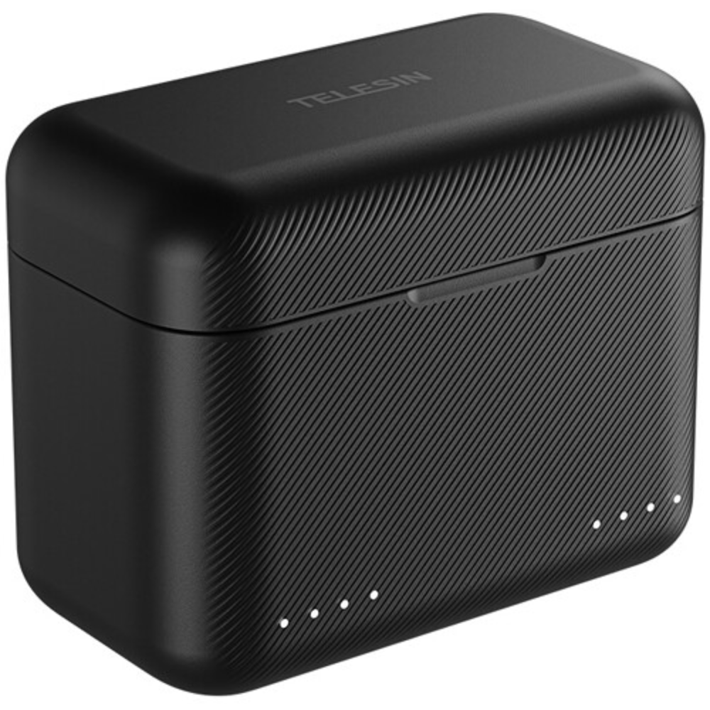 TELESIN Insta360 X4 Dual Bay Battery Charging Box Case USB-C for Action Camera MicroSD Card Slots