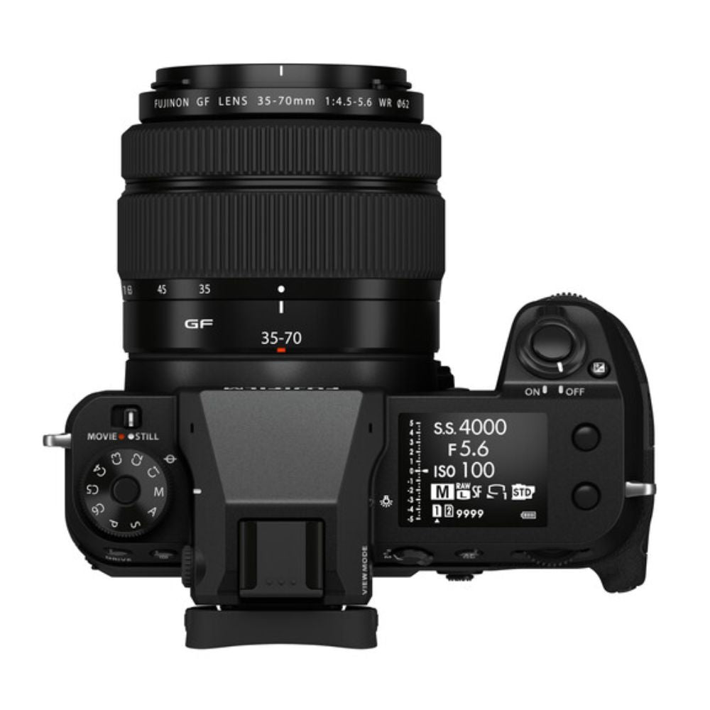 FUJIFILM GFX 50S II Medium Format Mirrorless Camera with 35-70mm f/4.5-5.6 WR Lens Kit, 51.4MP CMOS Sensor, Full HD 1080p Video, 30fps Electronic Shutter, Film Simulation Modes, Tilting Touchscreen LCD