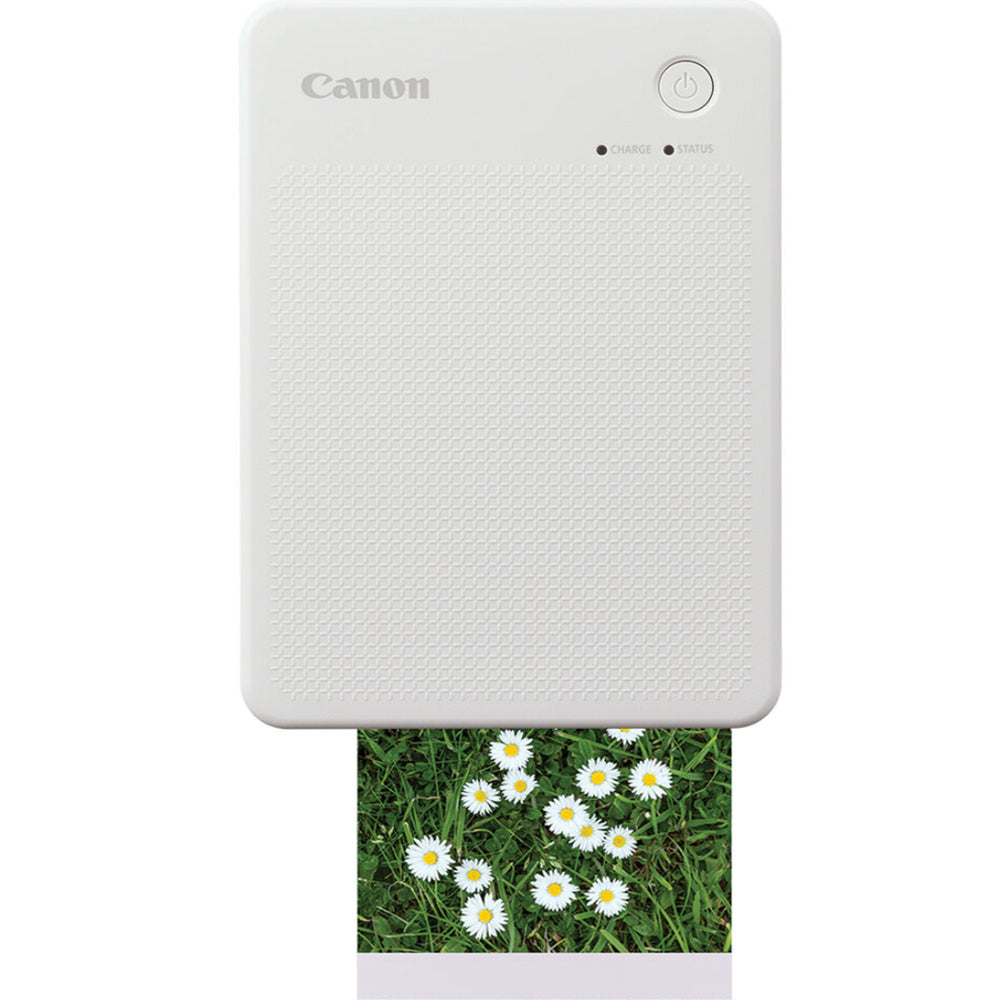 Canon SELPHY QX20 Compact Portable Photo Printer with Bordered / Borderless 2.1 x 3.4 Inches Card Size Print, Dye Sublimation Thermal Transfer Technology & 287 DPI Resolution | Gray White
