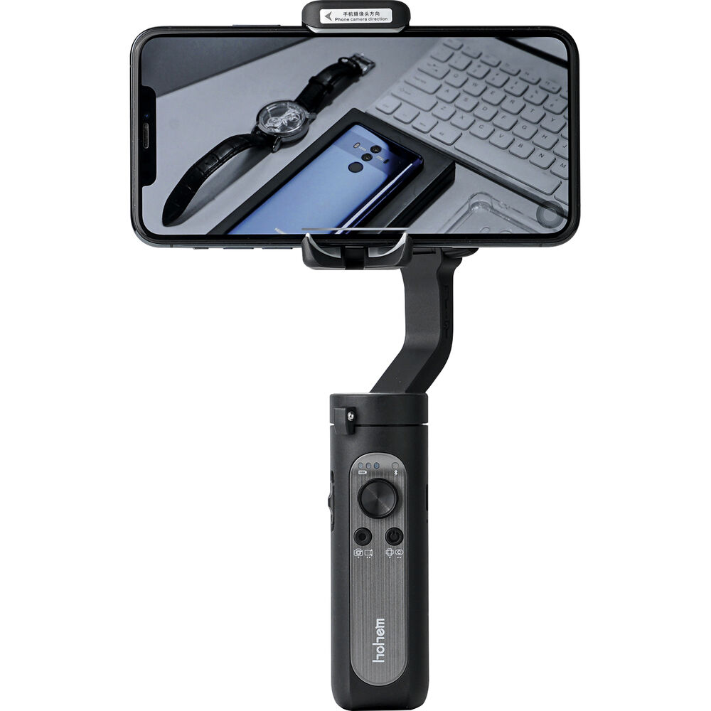 Hohem iSteady X / XE and Kit 3-Axis Smartphone Gimbal Stabilizer with Face and Object Tracking, 180 Degree Inception Shooting, 320 Degree Pan Roll and Tilt Range and Cinematic Presets for Vlog Vlogging