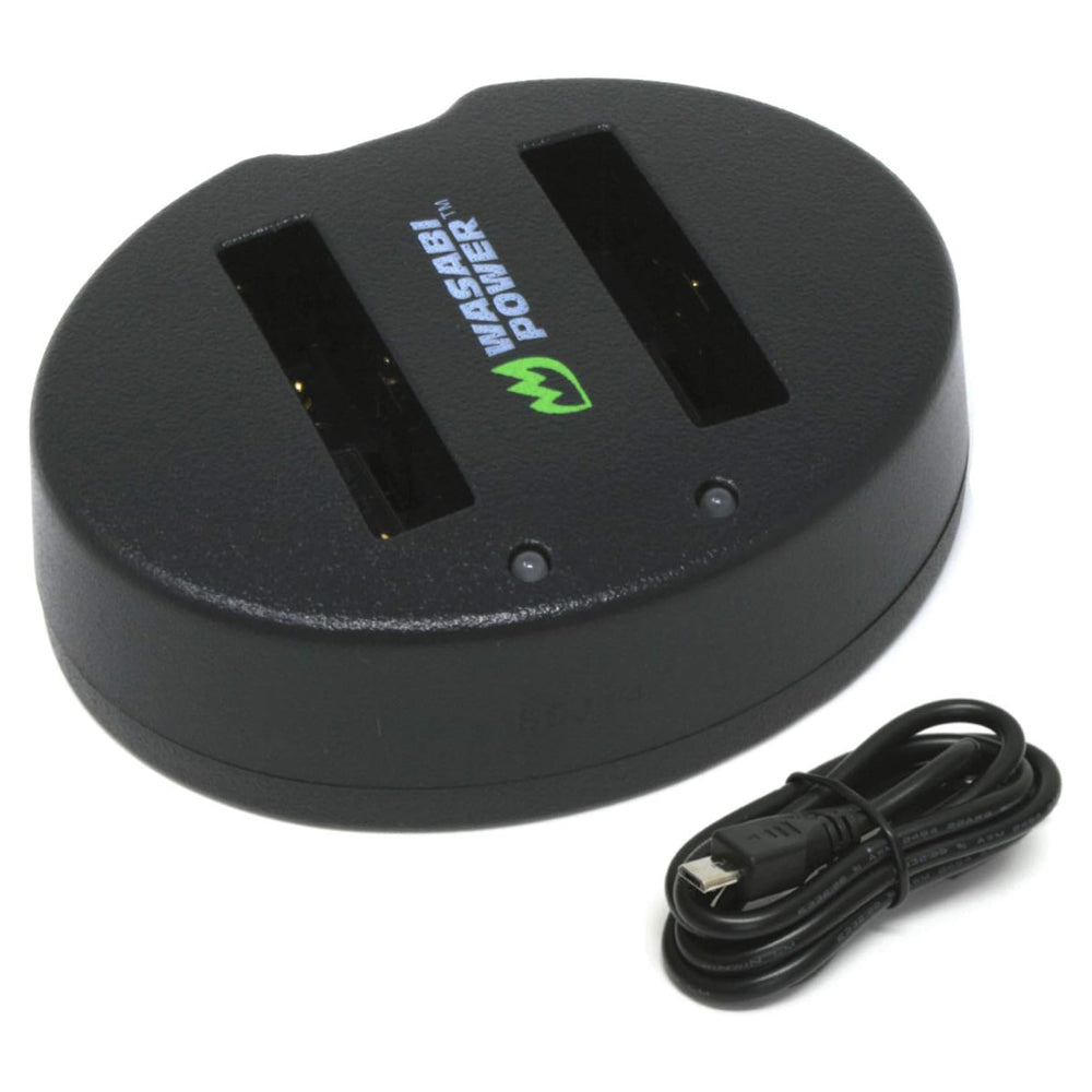 Wasabi Power 3.7V 1300mAh 2 Pack Battery and Dual USB Charger Kit replaces EN-EL5 for Select Nikon Coolpix 3700, 4200, 7900, P3 P4, P80 P90, P6000 and S10 Digital Camera | KIT-BB-ENEL5