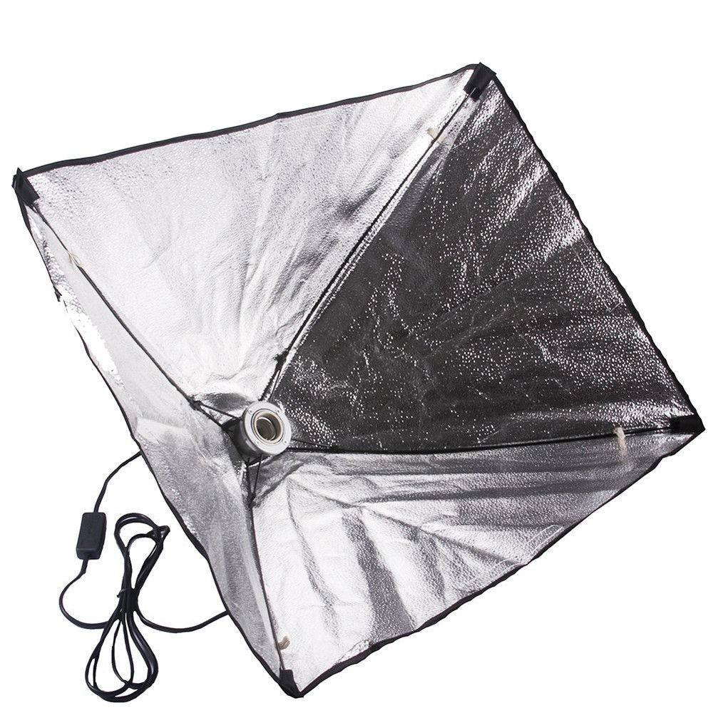 PXEL SB-1B-50X70 Single E27 Base Socket Light Lamp Bulb Holder Adapter for Photo Video Studio Softbox 50cm x 70cm