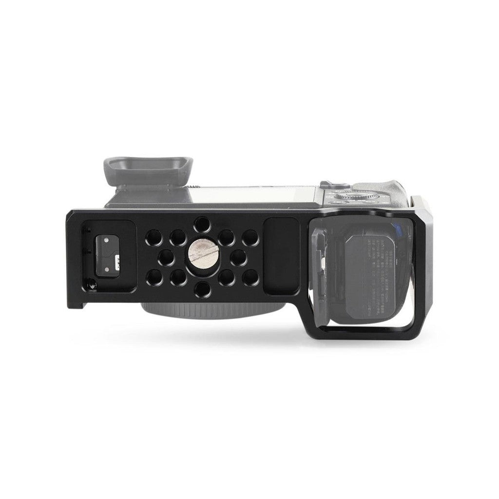 SmallRig Form-fitting Aluminum Alloy Camera Cage for Sony A6000 / A6300 / A6500 / Nex-7 Mirrorless Cameras with Multiple 1/4"-20 Accessory Threads, Rubber Padding and Integrated Shoe Mount | 1661