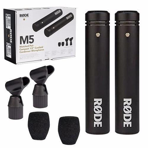 Rode M5 Compact 1/2" Condenser Microphone (Matched Pair)