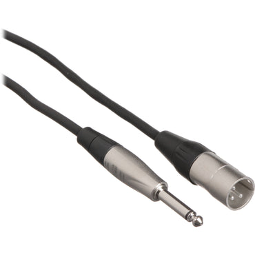 Hosa Technology HPX-010 Unbalanced 1/4" TS Male to 3-Pin XLR Male Audio Cable (10')
