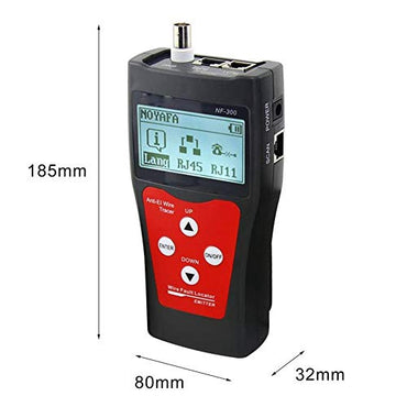 NOYAFA NF-300 Professiol LAN Tester RJ45 Cable Length Tester BNC Network Monitoring Wire Tracker Anti-Interference Tone Tracer