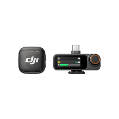 DJI Mic 3 / Mic 2 2TX + 1RX Wireless Microphone System 2 Person Lavalier Mic with Charging Case, Touchscreen Onboard Controls, Dual Band Wireless & Bluetooth Connection for Camera, Smartphone, Vlogging & Content Creation