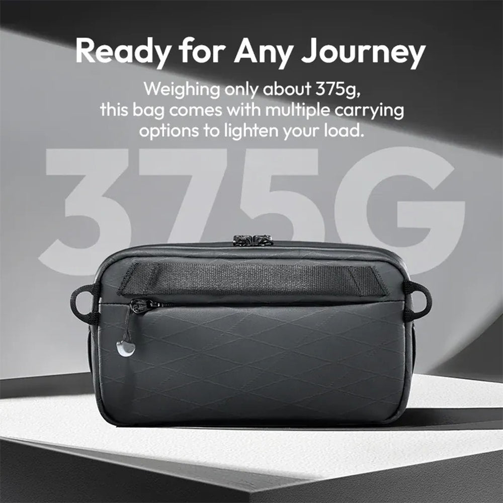 Ulanzi BT02 Multi Compartment Organizer Waterproof Storage Bag with Magnetic Sp Interior Dividers and Glow in the Dark Zipper Pulls for Camera Accessories and Other Gadgets