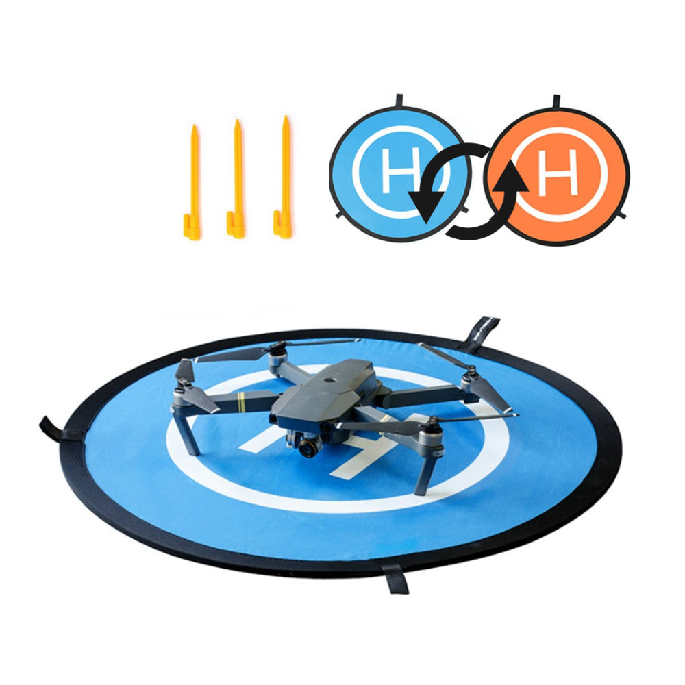 PGYTECH 55cm / 75cm Double Sided Foldable Drone Landing Pad for DJI Mini 4 Pro, Mini 2 SE, Air 3, Mavic 3 Pro, Mini 3, Avata 2, and Other Drone Models