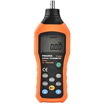 PeakMeter PM6208A High Quality Contact-type Digital Tachometer Meter High Performance Max 50-19999RPM
