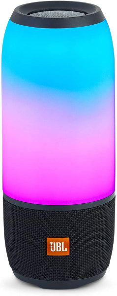 JBL Pulse 3 Wireless Bluetooth Speaker with 360° Sound and Lightshow, 12 Hours Playtime, IPX7 Waterproof Housing and JBL Connect+ App Support (BLACK)