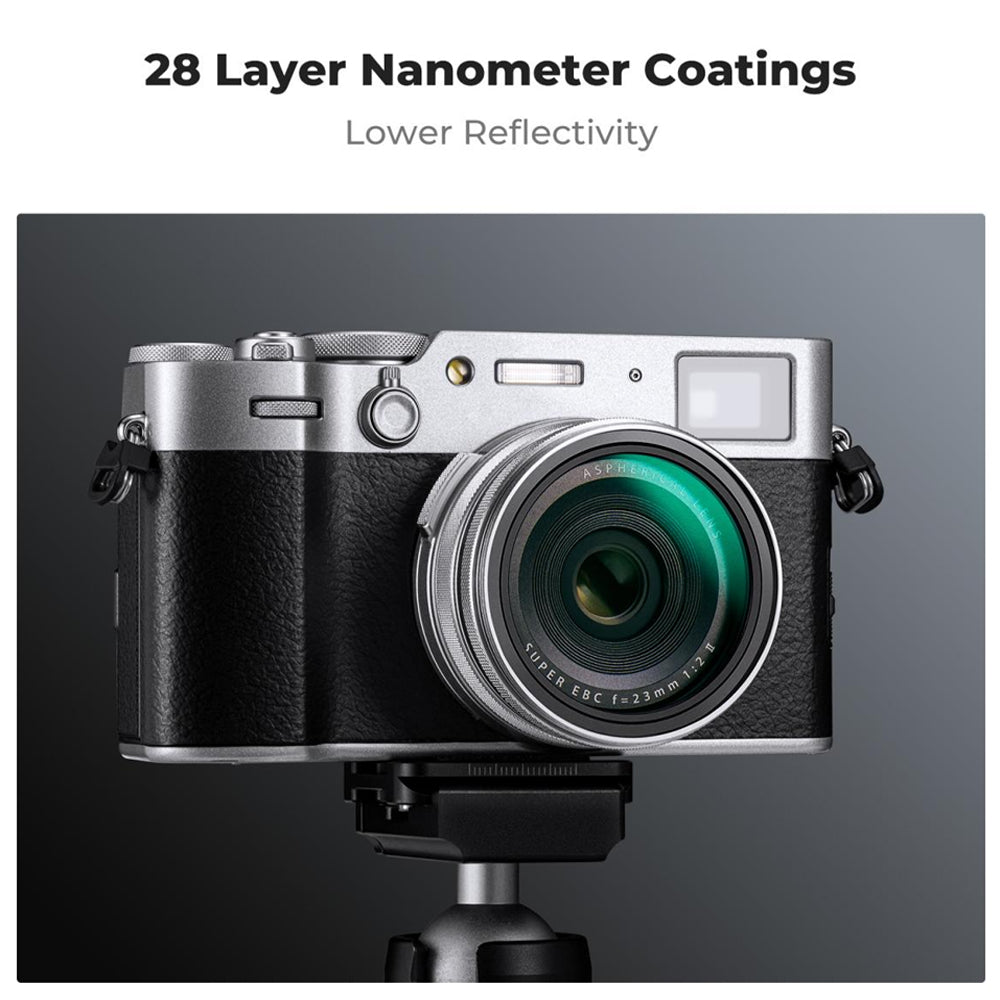 K&F Concept FUJIFILM X100 Series NO-X MCUV Ultraviolet Lens Filter for FUJI X100, X100F, X100S, X100T, X100V, X100VI Cameras - Multi-Coated Optical Glass, Magnetic Frame, High-Definition, Waterproof & Scratch-Resistant