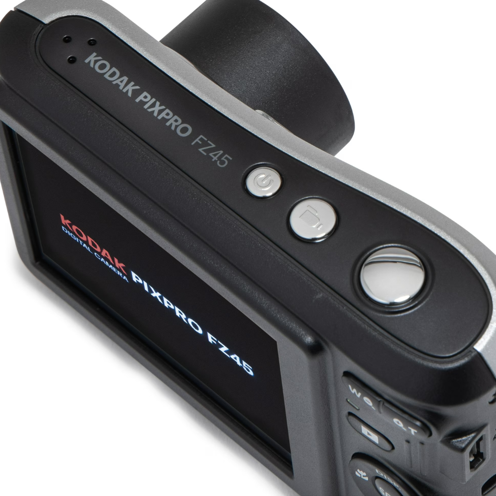 KODAK FZ45 Friendly Zoom PIXPRO Compact Digital Camera with 4x Optical Zoom, 16MP CMOS Sensor, Full HD Video, 27mm Wide Angle Lens, 2.7" LCD Display, Double A Battery Powered Kodak Digital Cameras