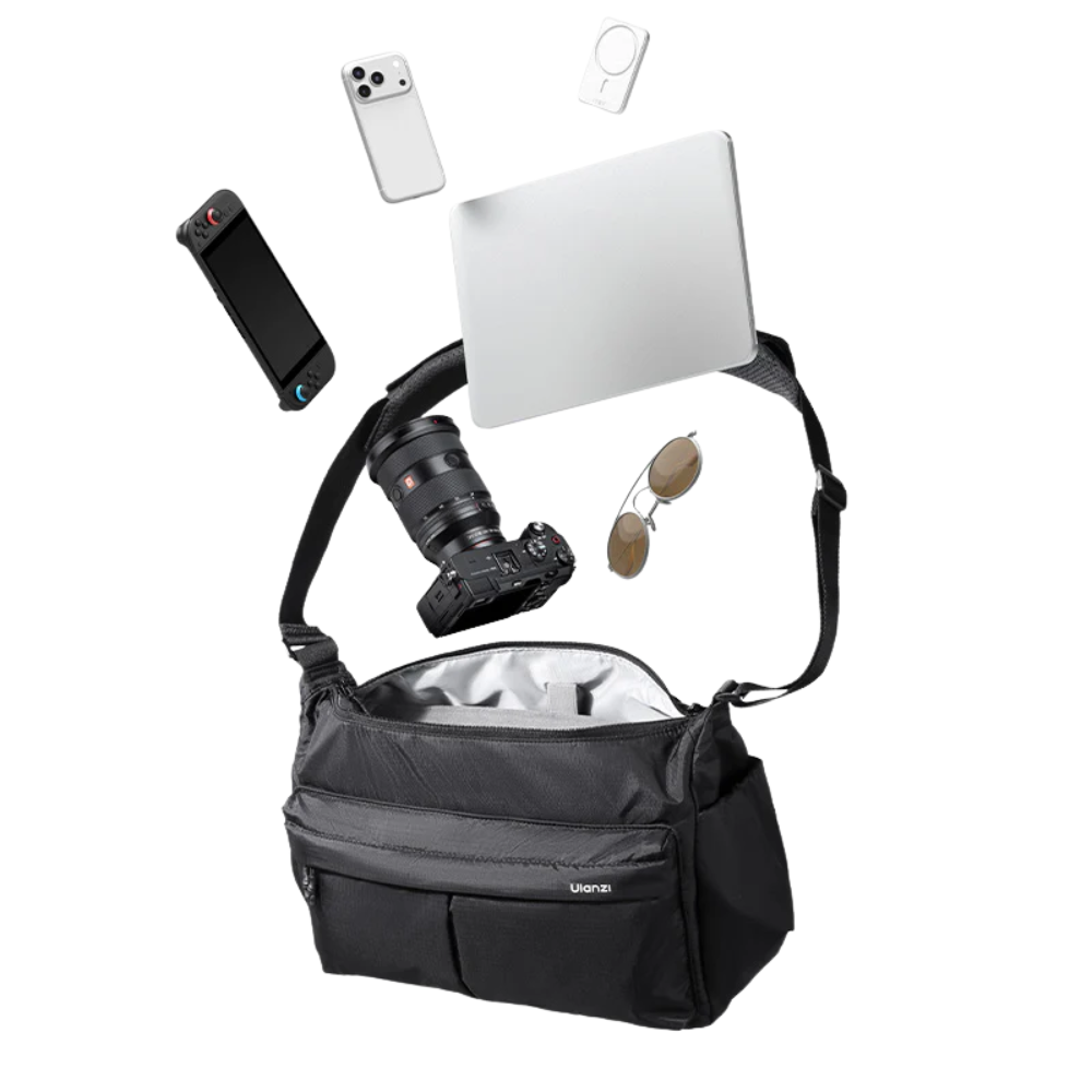 Ulanzi U023 13L Urban Daily Camera Shoulder Bag with EVA Divider & Tripod Pocket | B221
