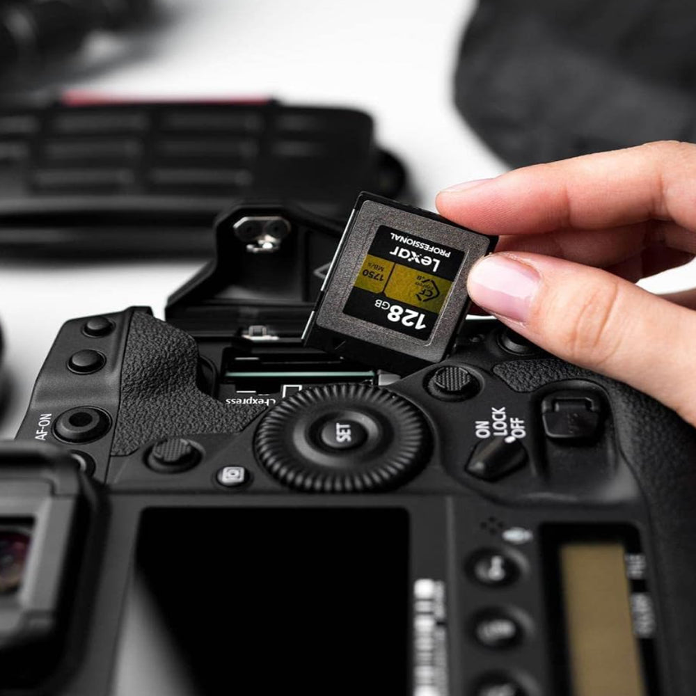 Lexar Professiol 256GB 128GB CFexpress Type B Gold CF Express Memory Card Compact Flash PCI-Express 3.0 with 8K RAW HQ Photo Video, Backward Compatible with XQD Cameras, 1750MB/s Read, 1500MB/s Write Speeds