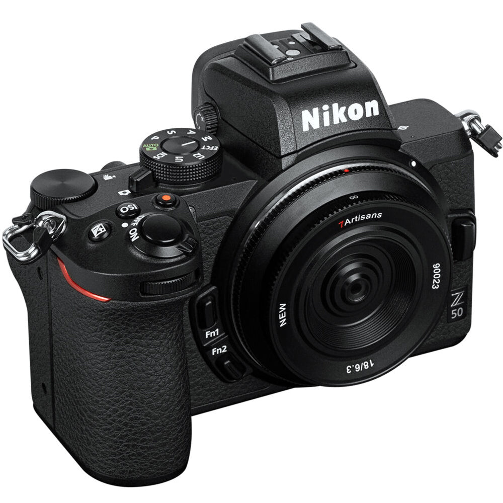 7Artisans Photoelectric 18mm F/6.3 Mark II APS-C Format Nikon Z Mount Wide Angle Prime Pancake UFO Slim Lens MF Manual Focus for Mirrorless Cameras