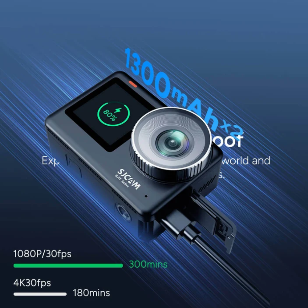SJCAM SJ11 Active 4K Dual Screen Wi-Fi Action Camera
