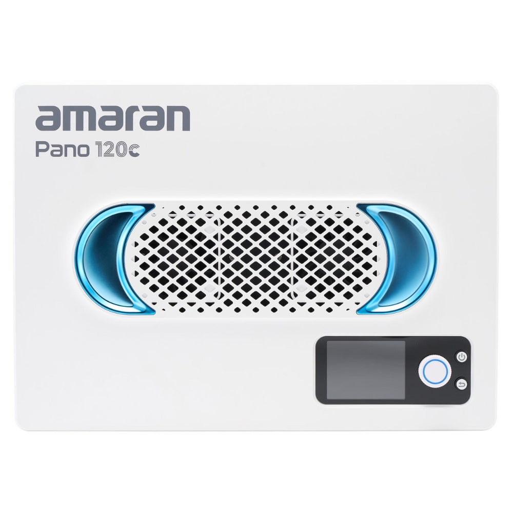 Aputure Amaran Pano 120C P60C RGB COB 120W Mobile Light Panel 2300K-10000K CCT, Sidus Link & Bluetooth Control, 12 Light Effect Presets for Content Creators Vloggers Photography Lighting and Studio Equipment | Black, White