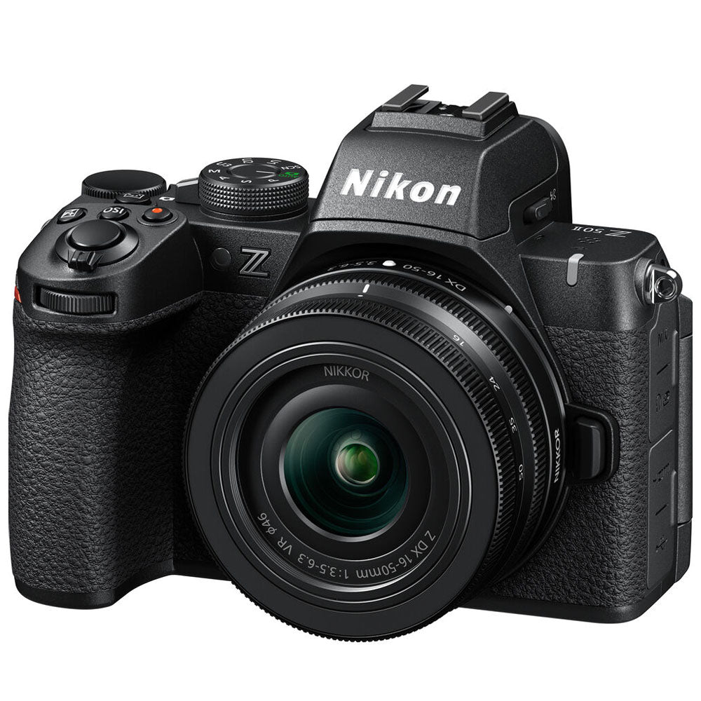 Nikon Z50 II Mirrorless Camera with 16-50mm Lens DX Format APS-C CMOS Sensor, EXPEED 7 Image Processor, 4K UHD / Full HD 120fps Video, 3.2" Tilting Touchscreen LCD, SD Card Slot and WIFI Bluetooth for Photography