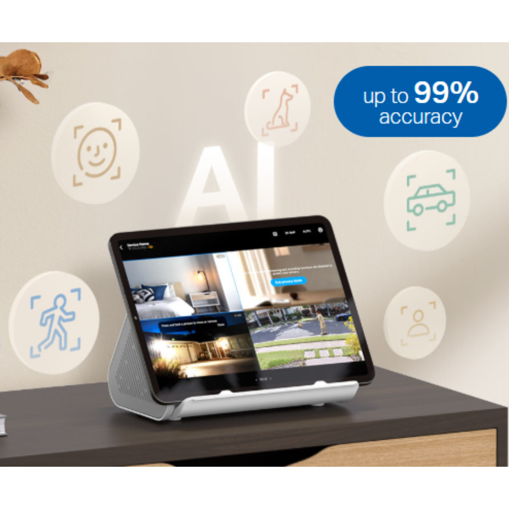 TP-Link Tapo H500 Smart HomeBase Security Hub, 16GB eMMC Storage, AI Detection, HDMI, 110dB Siren