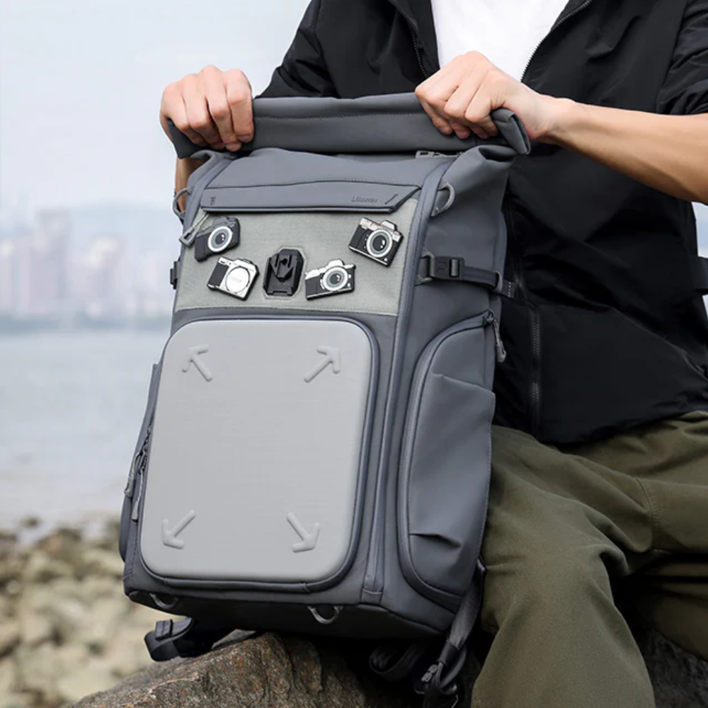 Ulanzi B094 Custom Velcro Badges Camera Designed Patch with Durable PVC Material, Hook and Loop Backing and Weather Resistant for Camera Bags, Backpacks | YY01