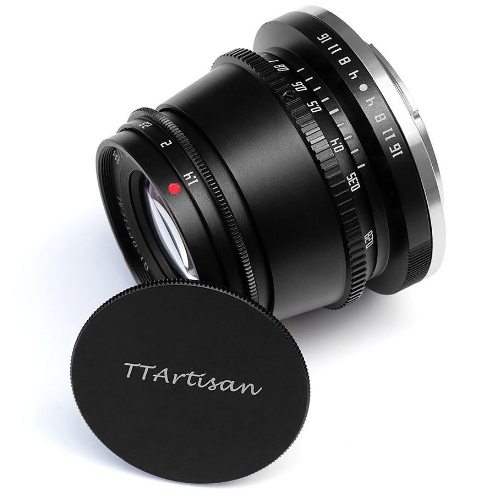 TTArtisan 35mm F/1.4 APS-C Format FUJIFILM X Mount Prime Lens Large Aperture Sonr Optical Design Full Metal Body, MF Manual Focus, 11" Focus Distance, Clicked Aperture Ring for Smooth Bokeh & Low Light Photography | Black, Silver