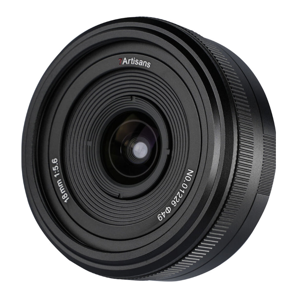 7Artisans 18mm F/5.6 Full Frame Format Nikon Z Mount Wide Angle Prime Pancake UFO Slim Lens MF Manual Focus for Mirrorless Cameras