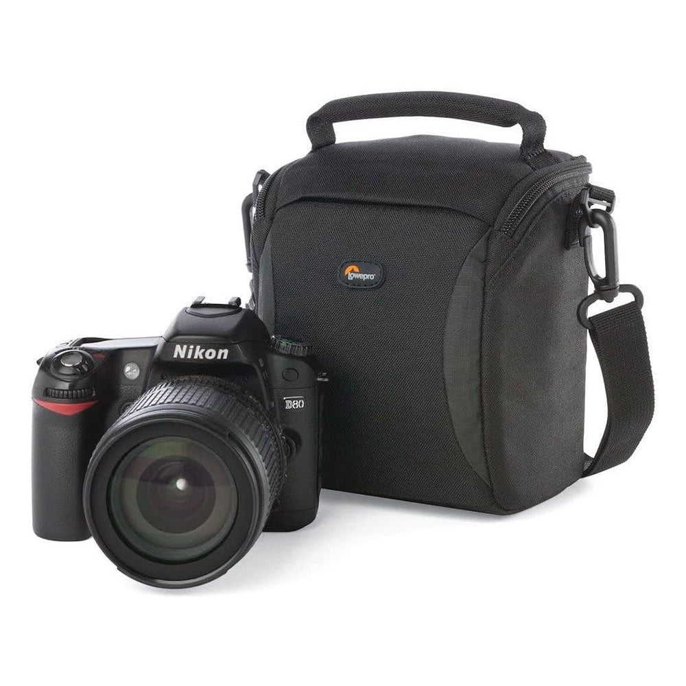 Lowepro Format 120 Camera Shoulder Bag for DSLR, Mirrorless & Camcorder Cameras & Accessories with Weather Resistant Fabric, Grab Handle, Detachable Shoulder Strap & Multiple Secure Pockets